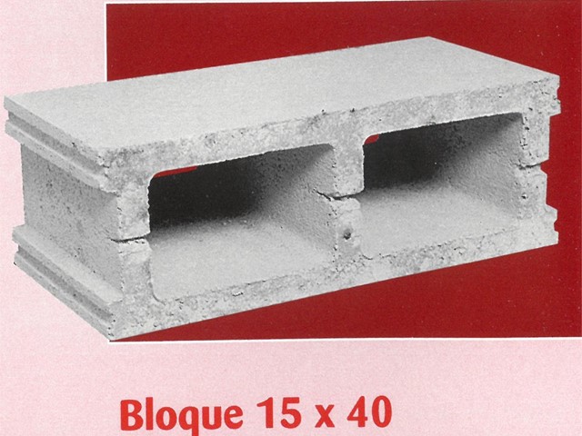 Bloque 15 x 40